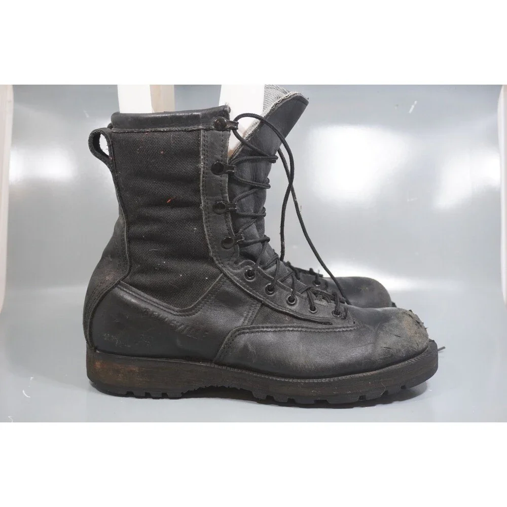 Belleville 800ST Boots Mens Size 10.5 Wide Black Leather Gore-Tex Steel Toe GTX